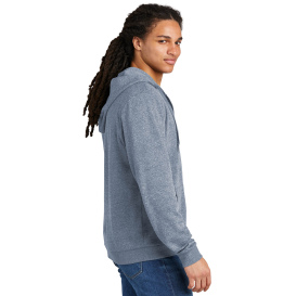 District DT1302 Perfect Tri Fleece Full-Zip Hoodie - Navy Frost