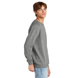 District DT1304 Perfect Tri Fleece Crewneck Sweatshirt - Heathered Charcoal