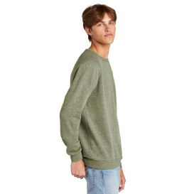 District DT1304 Perfect Tri Fleece Crewneck Sweatshirt - Military Green Frost