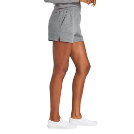 District DT1309 Women\'s Perfect Tri Fleece Short - Grey Frost