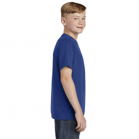 District DT130Y Youth Perfect Tri Tee - Deep Royal