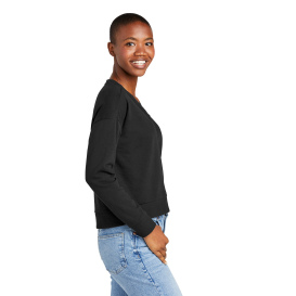 District DT1312 Perfect Tri Fleece Crewneck Sweatshirt - Black