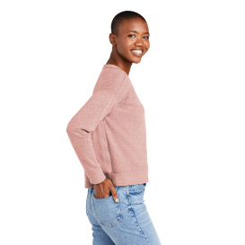 District DT1312 Perfect Tri Fleece Crewneck Sweatshirt - Blush Frost