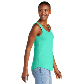 District DT151 Women\'s Perfect Tri Relaxed Tank - Aqua Heather