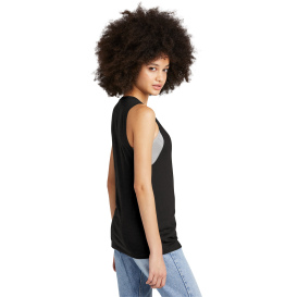 District DT153 Women\'s Perfect Tri Muscle Tank - Black