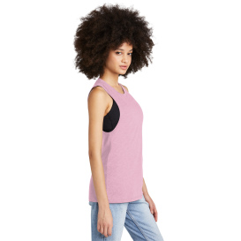 District DT153 Women's Perfect Tri Muscle Tank - Wisteria Heather