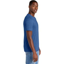 District DT184 Perfect Weight CVC Tee - Heathered Deep Royal