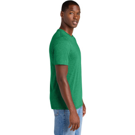 District DT184 Perfect Weight CVC Tee - Meadow Green Heather