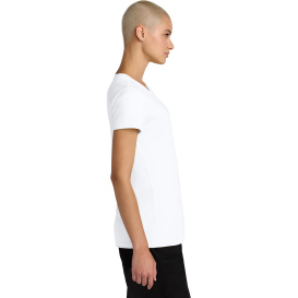 District DT188 Ladies Perfect Weight CVC Tee - Bright White