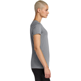 District DT188 Ladies Perfect Weight CVC Tee - Graphite Heather