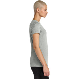 District DT188 Ladies Perfect Weight CVC Tee - Light Heather Gray