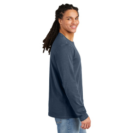 District DT2103 Wash Long Sleeve Tee - True Navy