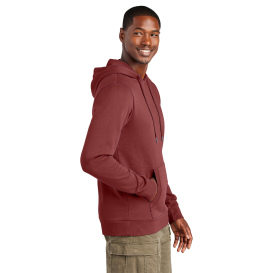 District DT2200 Wash Fleece Hoodie - Garnet