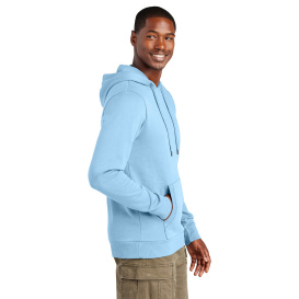 District DT2200 Wash Fleece Hoodie - Heritage Blue