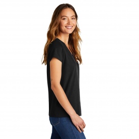 District DT5002 Women\'s The Concert Tee V-Neck - Black