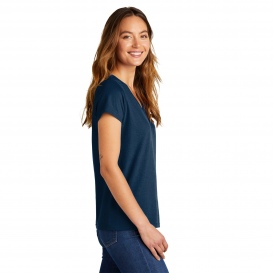 District DT5002 Women\'s The Concert Tee V-Neck - New Navy