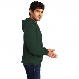 District DT6100 V.I.T. Fleece Pullover Hoodie - Forest Green