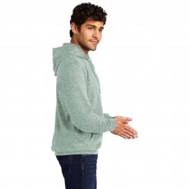 District DT6100 V.I.T. Fleece Pullover Hoodie - Heathered Dusty Sage ...