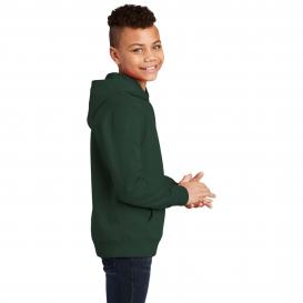 District DT6100Y Youth V.I.T. Fleece Hoodie - Forest Green