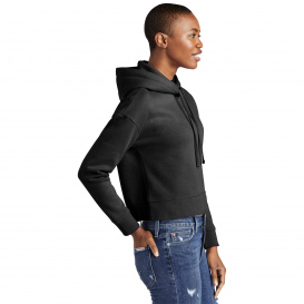District DT6101 Womens V.I.T. Fleece Hoodie - Black