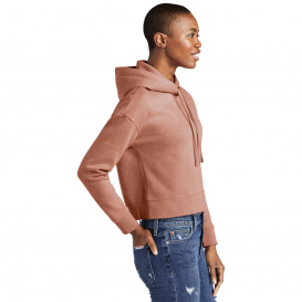 District DT6101 Womens V.I.T. Fleece Hoodie - Desert Rose