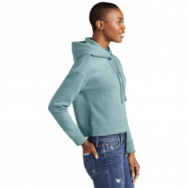 District DT6101 Womens V.I.T. Fleece Hoodie - Eucalyptus Blue