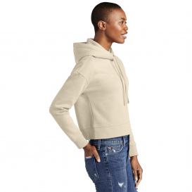 District DT6101 Womens V.I.T. Fleece Hoodie - Gardenia