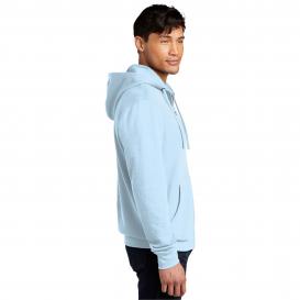 District DT6102 V.I.T. Fleece Full-Zip Hoodie - Ice Blue