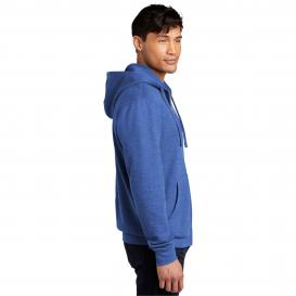 District DT6102 V.I.T. Fleece Full-Zip Hoodie - Royal Frost