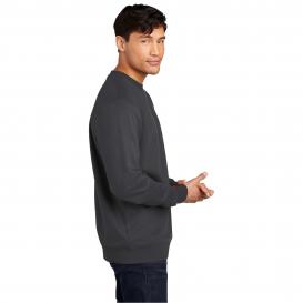District DT6104 V.I.T. Fleece Crew Neck Sweatshirt - Charcoal