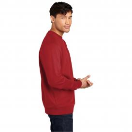 District DT6104 V.I.T. Fleece Crew Neck Sweatshirt - Classic Red