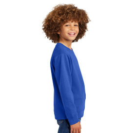 District DT6104Y Youth V.I.T Fleece Crew - Deep Royal