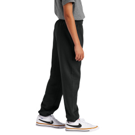 District DT6112Y Youth V.I.T Fleece Sweatpant - Black