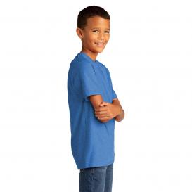 District DT8000Y Youth Re-Tee - Blue Heather