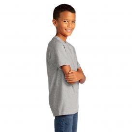 District DT8000Y Youth Re-Tee - Light Heather Grey