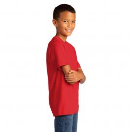 District DT8000Y Youth Re-Tee - Ruby Red