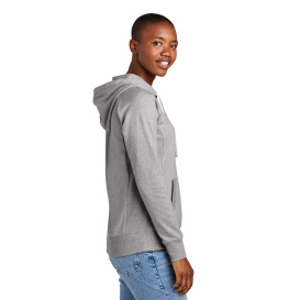 District DT8101 Women\'s Re-Fleece Hoodie - Light Heather Grey