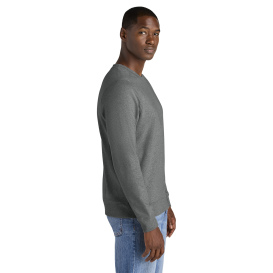 District DT8104 Re-Fleece Crew Neck Sweatshirt - Deep Grey Heather
