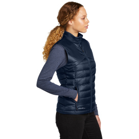 Eddie Bauer EB513 Ladies Quilted Vest - River Blue Navy