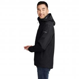 Eddie Bauer EB656 WeatherEdge 3-in-1 Jacket - Black/Storm Grey