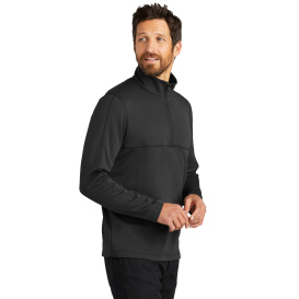 Port Authority F804 Smooth Fleece 1/4-Zip - Black