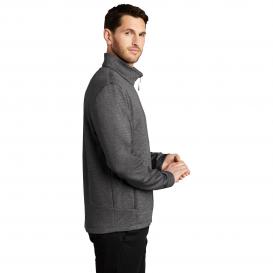 Port Authority F905 Collective Striated Fleece Jacket - Sterling Grey Heather