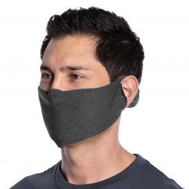 Port & Company FACECOVER 50/50 Cotton/Poly Face Covering - Dark Heather Grey