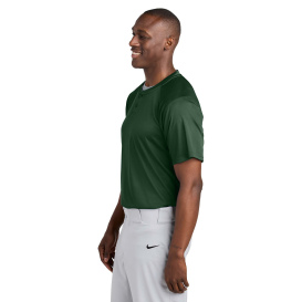 Sport-Tek ST359 PosiCharge Competitor 2-Button Henley - Forest Green