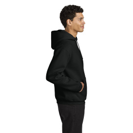 Jerzees H12M Rugged Unisex Hooded Sweatshirt - Black Ink