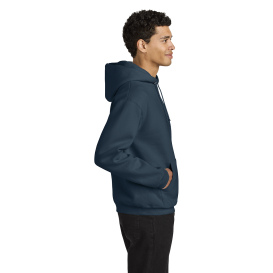 Jerzees H12M Rugged Unisex Hooded Sweatshirt - Washed Navy