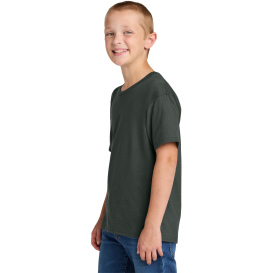 Jerzees IC46B Ultimate Youth Ring Spun T-Shirt - Charcoal Gray