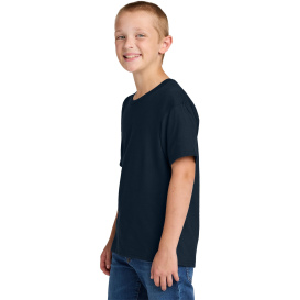 Jerzees IC46B Ultimate Youth Ring Spun T-Shirt - J Navy