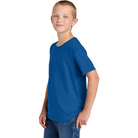 Jerzees IC46B Ultimate Youth Ring Spun T-Shirt - Royal