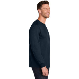 Jerzees IC46L Unisex Ring Spun Long Sleeve T-Shirt - J Navy